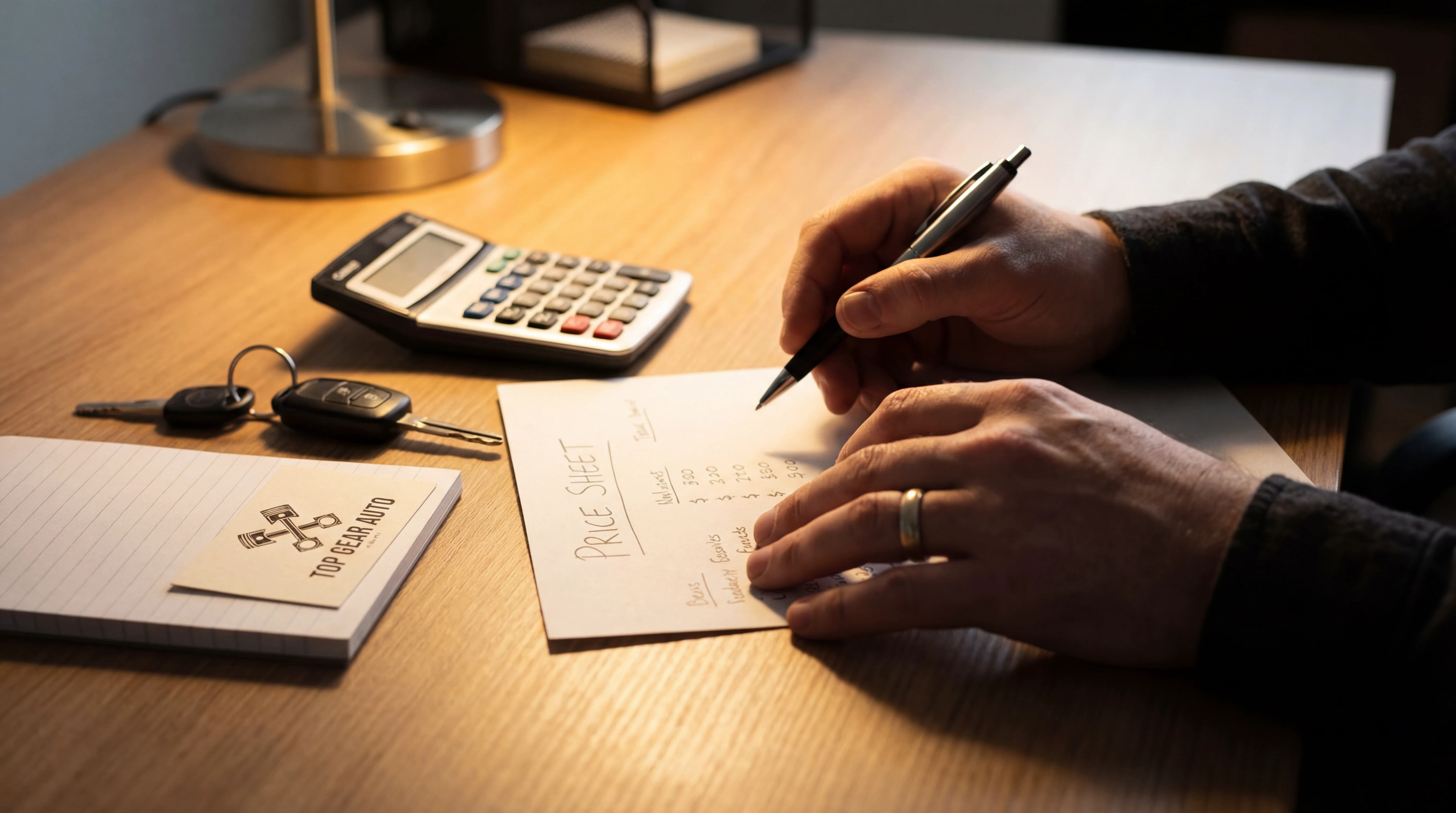 Fair pricing on desk