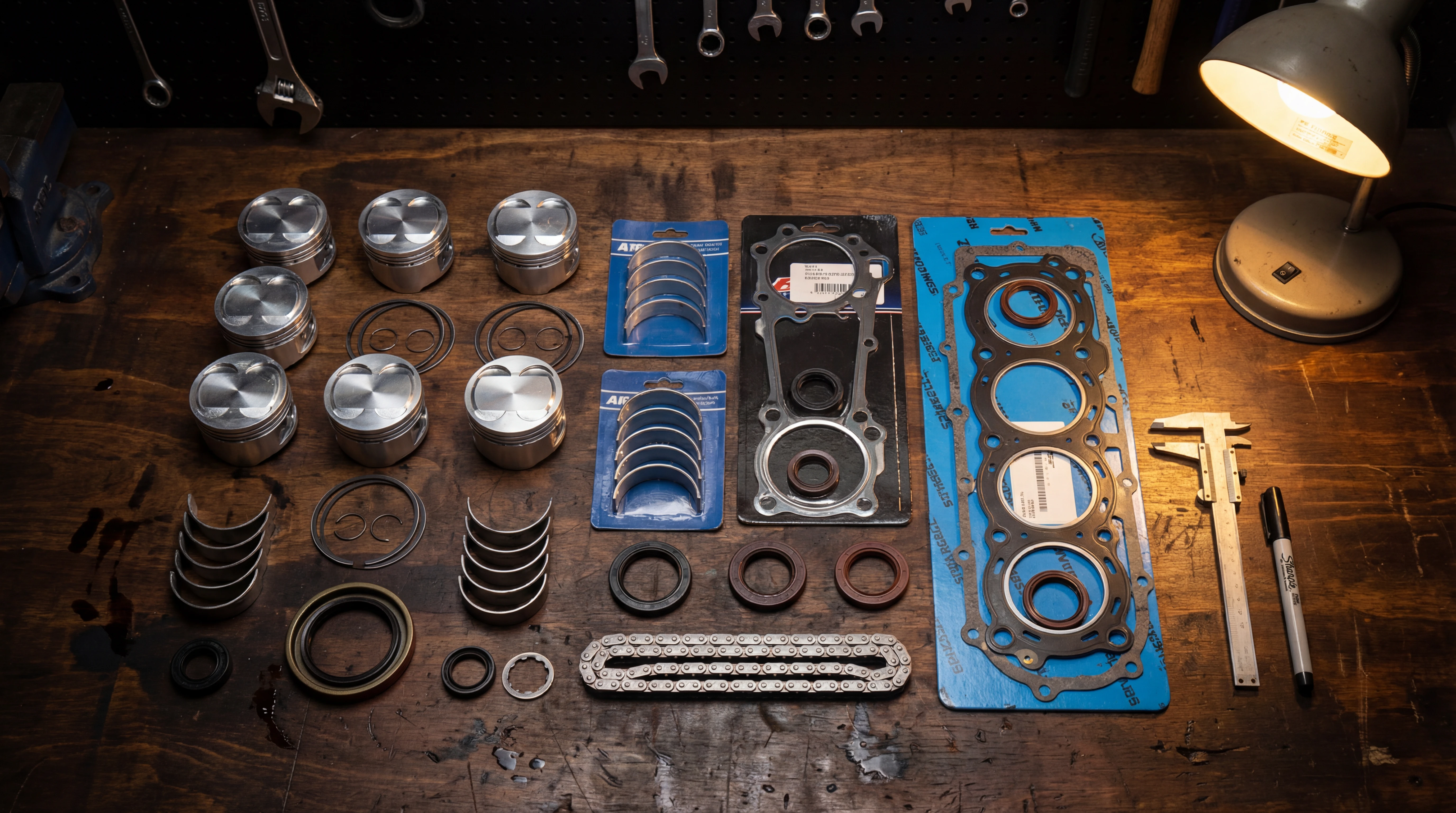 New Parts Laid Out