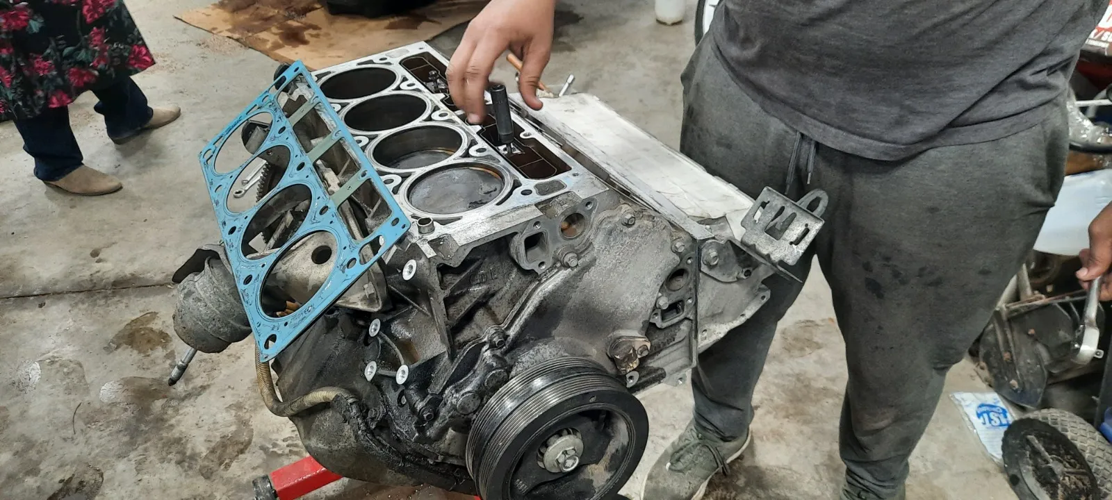 Real photo: The Worn Engine Arrives